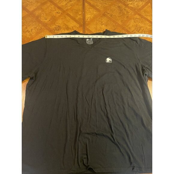 Taco Bell T-Shirt Women's 3XL Black Neon Bells Graphic Work Employee Uniform Tee - Picture 6 of 9